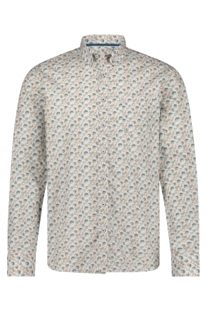 State of Art Shirt LS Print Twill Wit