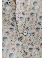 State of Art Shirt LS Print Twill Wit