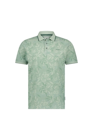 State of Art Poloshirt Piqu? SS P Bladgroen