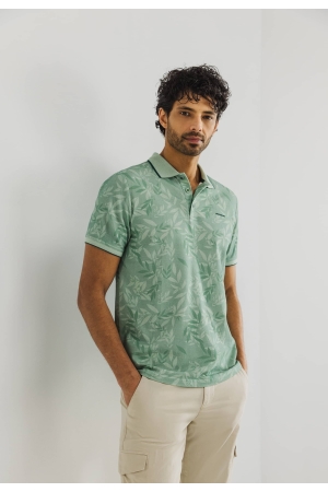 State of Art Poloshirt Piqu? SS P Bladgroen