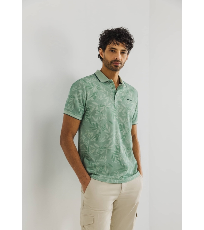 State of Art Poloshirt Piqu? SS P Bladgroen