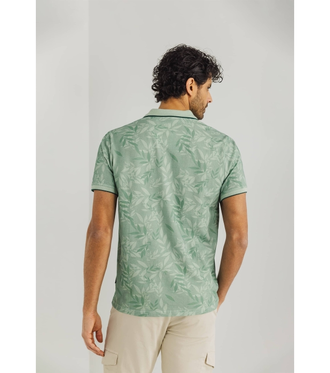 State of Art Poloshirt Piqu? SS P Bladgroen