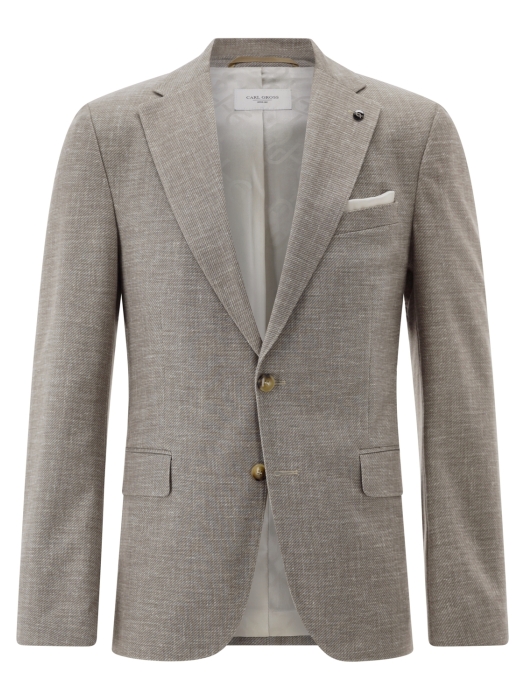 Carl Gross Sakko/Jacket CG Franjo-J SV 23 Dunkelbeige