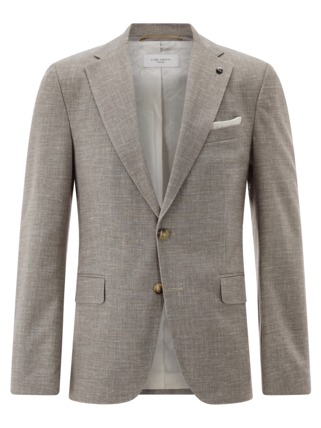 Carl Gross Sakko/Jacket CG Franjo-J SV 23 Dunkelbeige