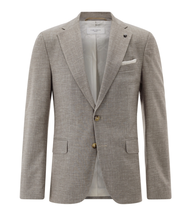 Carl Gross Sakko/Jacket CG Franjo-J SV 23 Dunkelbeige