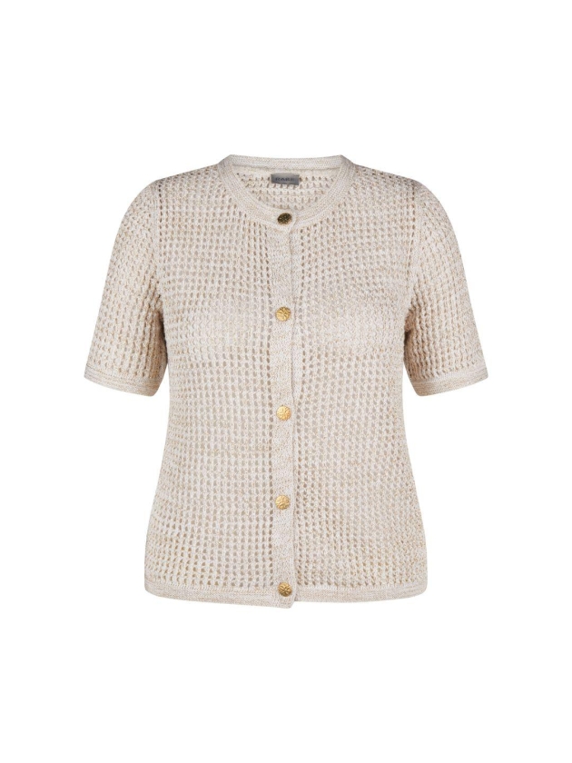 Rabe Strickjacke 4608 Elfenbein