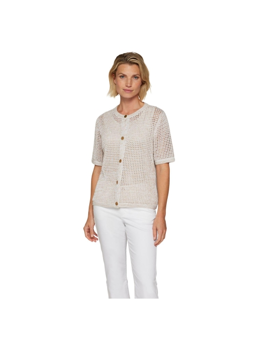 Rabe Strickjacke 4608 Elfenbein