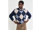 Gant Argyle Crew Neck Sweater 433 evening blue