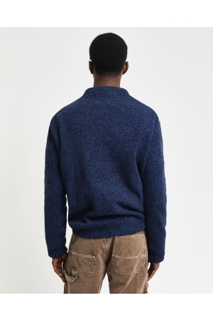 Gant Argyle Crew Neck Sweater 433 evening blue