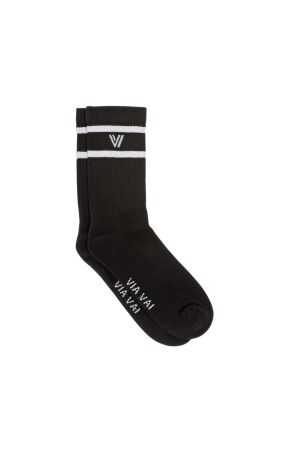 Via Vai Lauren Kenna 02-901 Cotton Lurex combi Black