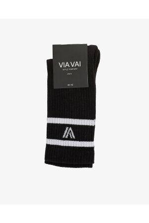 Via Vai Lauren Kenna 02-901 Cotton Lurex combi Black