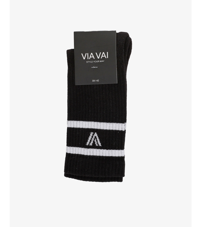 Via Vai Lauren Kenna 02-901 Cotton Lurex combi Black