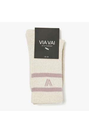 Via Vai Lauren Kenna 02-401 Cotton Lurex combi Cipria