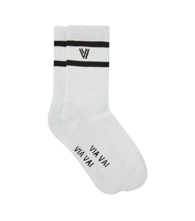 Via Vai Lauren Kenna 02-224 Cotton Lurex combi Silver