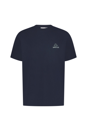 Supply en Co Toney T-shirt Backprint 290 Navy