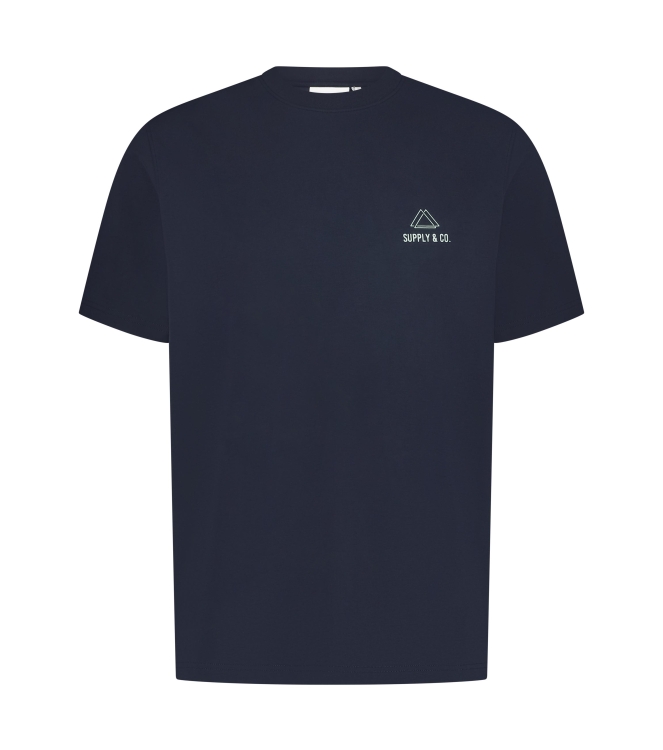 Supply en Co Toney T-shirt Backprint 290 Navy