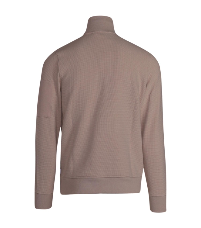 Supply en Co Halvar Waffle Sweat 190 Pebble