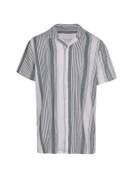 Supply en Co Raff Shirt Ss Stripe Structure 380 Leaf green