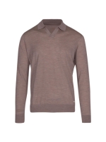 Born with Appetite Connor Knitted Polo Merino Ls 16gg 185 Kit