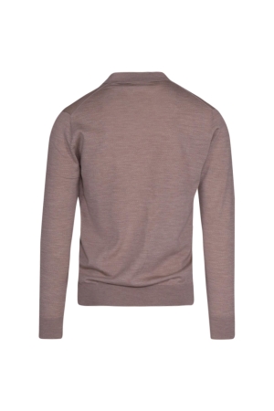 Born with Appetite Connor Knitted Polo Merino Ls 16gg 185 Kit