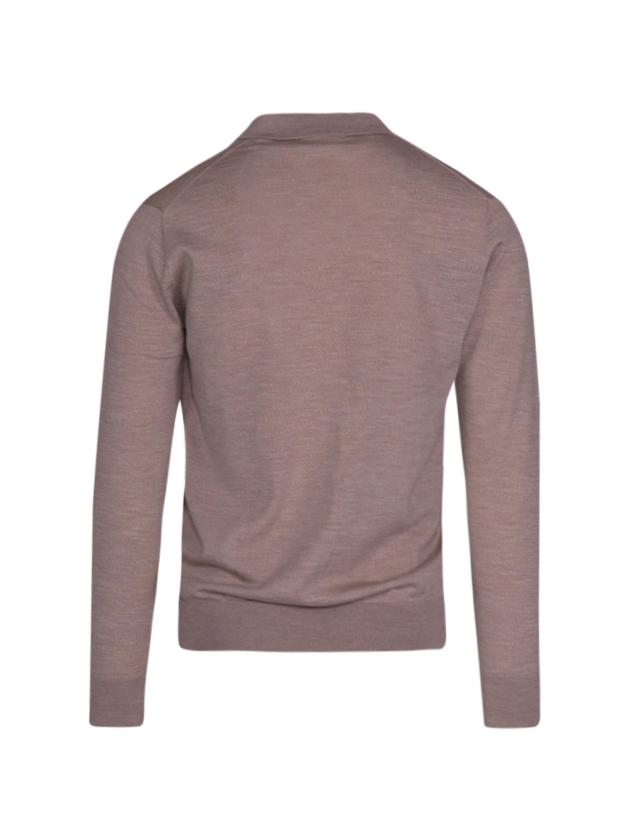 Born with Appetite Connor Knitted Polo Merino Ls 16gg 185 Kit