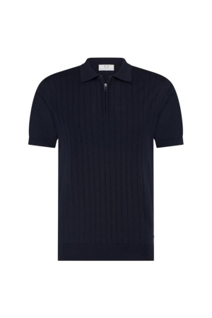 Born with Appetite Nate Knitted Polo Merino  Ss 16gg 290 Navy