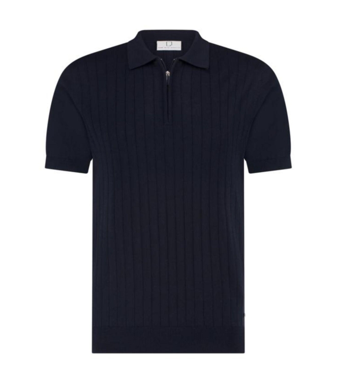 Born with Appetite Nate Knitted Polo Merino  Ss 16gg 290 Navy