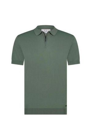 Born with Appetite Dan Knitted Polo 942 Steel