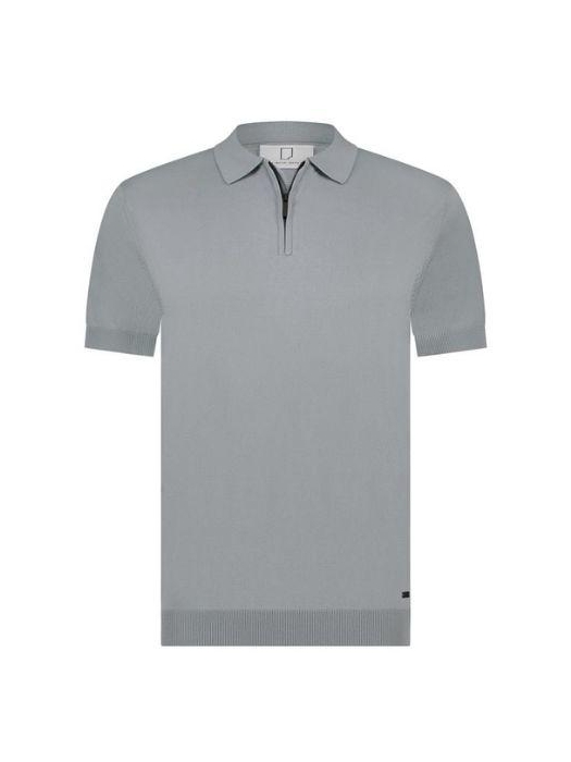 Born with Appetite Dan Knitted Polo 939 Dusty grey