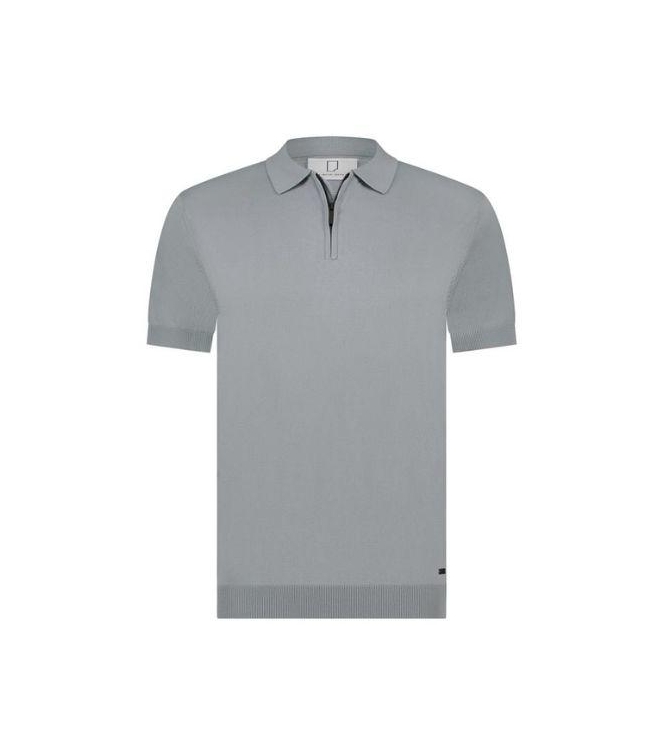 Born with Appetite Dan Knitted Polo 939 Dusty grey