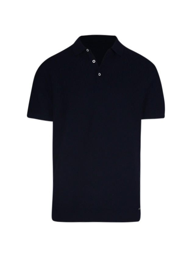 Scotland Blue Kalvin Pullover Structure 290 Navy