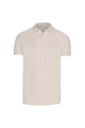 Scotland Blue Kalvin Pullover Structure 150 Offwhite