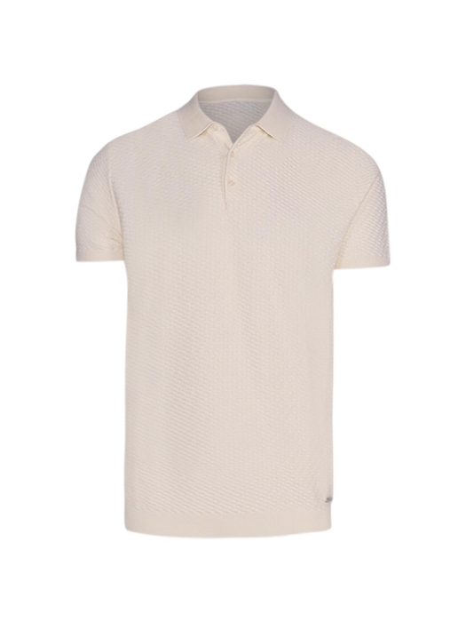Scotland Blue Kalvin Pullover Structure 150 Offwhite