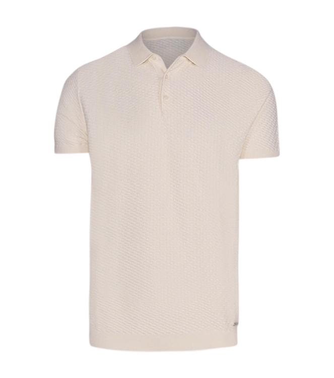 Scotland Blue Kalvin Pullover Structure 150 Offwhite