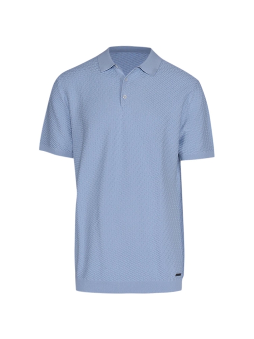 Scotland Blue Kalvin Pullover Structure 210 Light blue