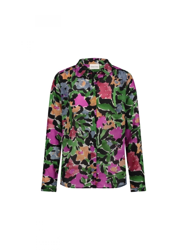 Fabienne Chapot Sunrise Blouse 0080 Black/Vintage Rose
