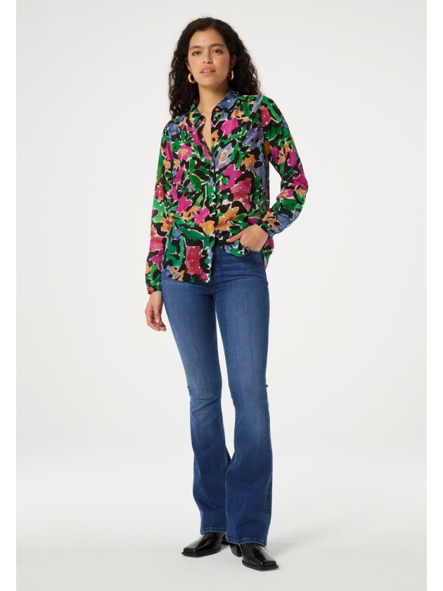 Fabienne Chapot Sunrise Blouse 0080 Black/Vintage Rose