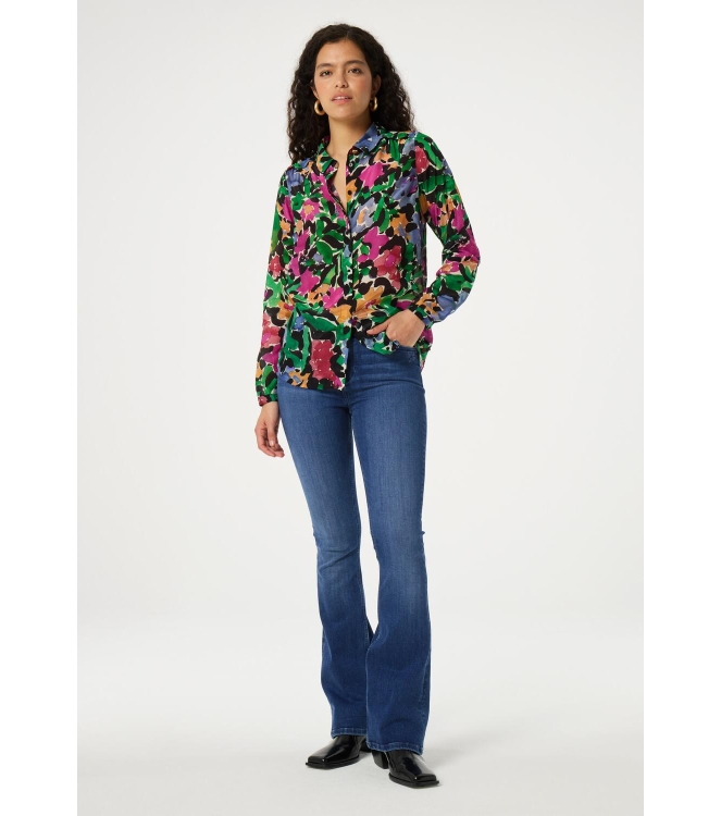 Fabienne Chapot Sunrise Blouse 0080 Black/Vintage Rose