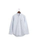 Gant Regular Fit Banker Stripe Classic Oxford Shirt 455 light blue