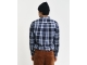 Gant Regular Fit Tartan Melange Checked Shirt 433 evening blue