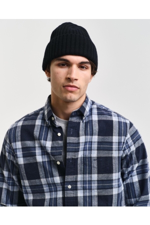 Gant Regular Fit Tartan Melange Checked Shirt 433 evening blue