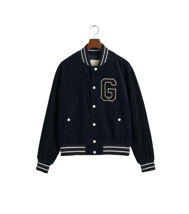 Gant Corduroy Varsity Jacket 433 evening blue