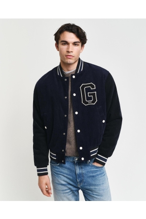 Gant Corduroy Varsity Jacket 433 evening blue