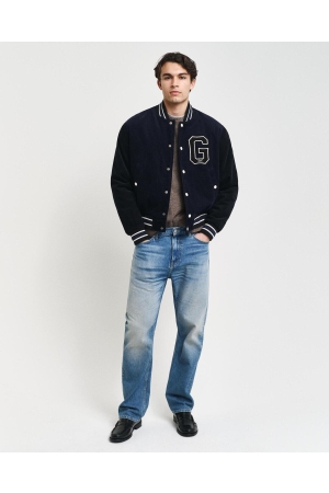 Gant Corduroy Varsity Jacket 433 evening blue