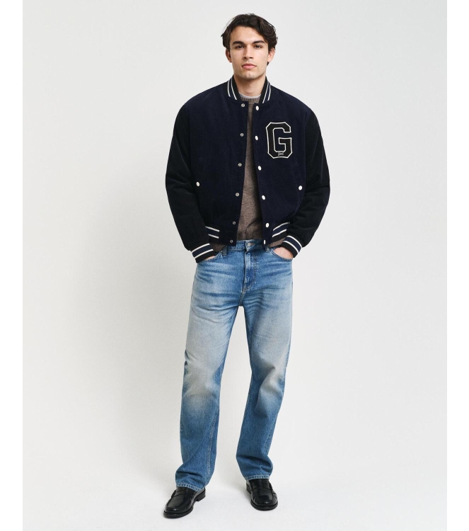 Gant Corduroy Varsity Jacket 433 evening blue