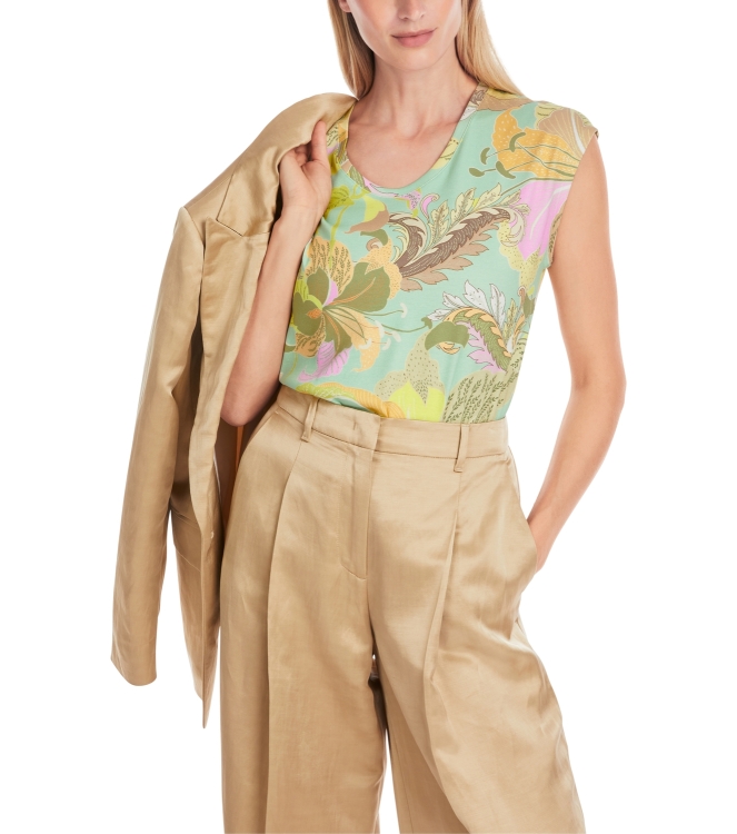 MarcCain Collections T-Shirt 423 Soft limeade