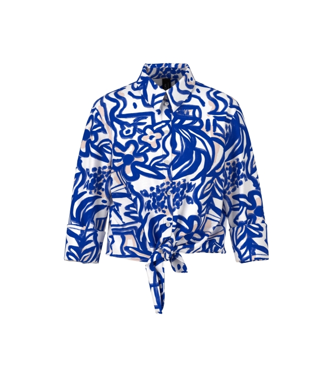 MarcCain Collections Bluse 366 Gentian