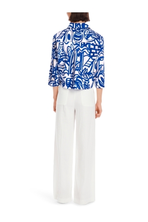 MarcCain Collections Bluse 366 Gentian