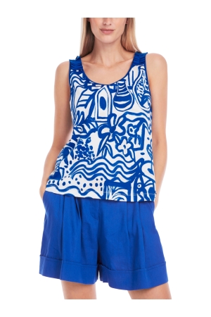 MarcCain Collections Top 366 Gentian