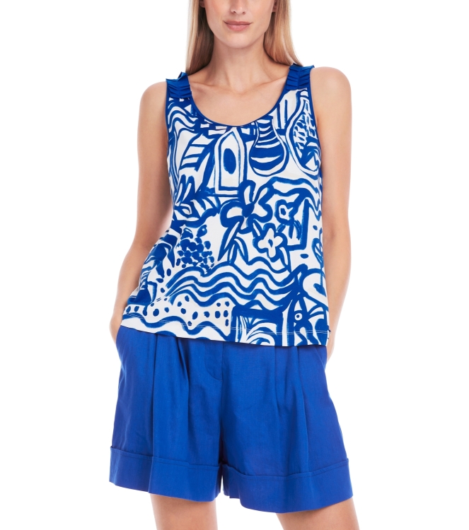MarcCain Collections Top 366 Gentian